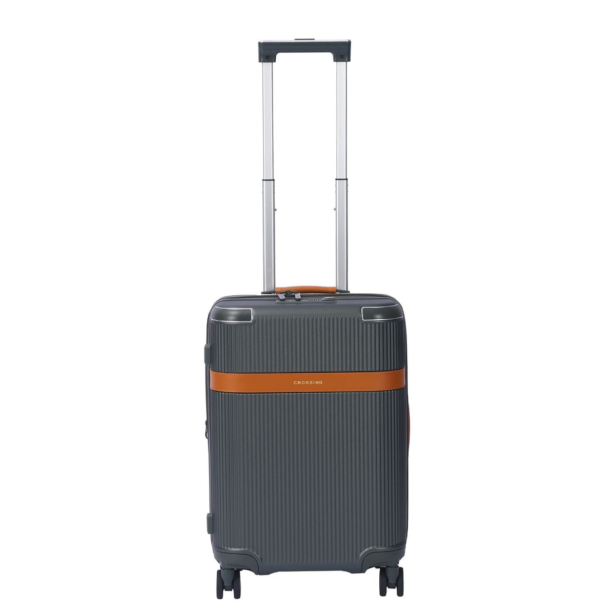 Crossing RIVE Polycarbonate Hard Case Carry On Luggage - Olive Green