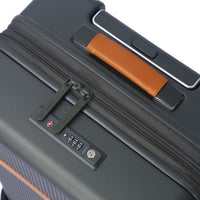 Crossing RIVE Polycarbonate Hard Case Carry On Luggage - Olive Green
