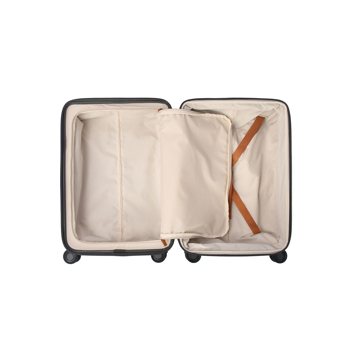Crossing RIVE Polycarbonate Hard Case Carry On Luggage - Olive Green