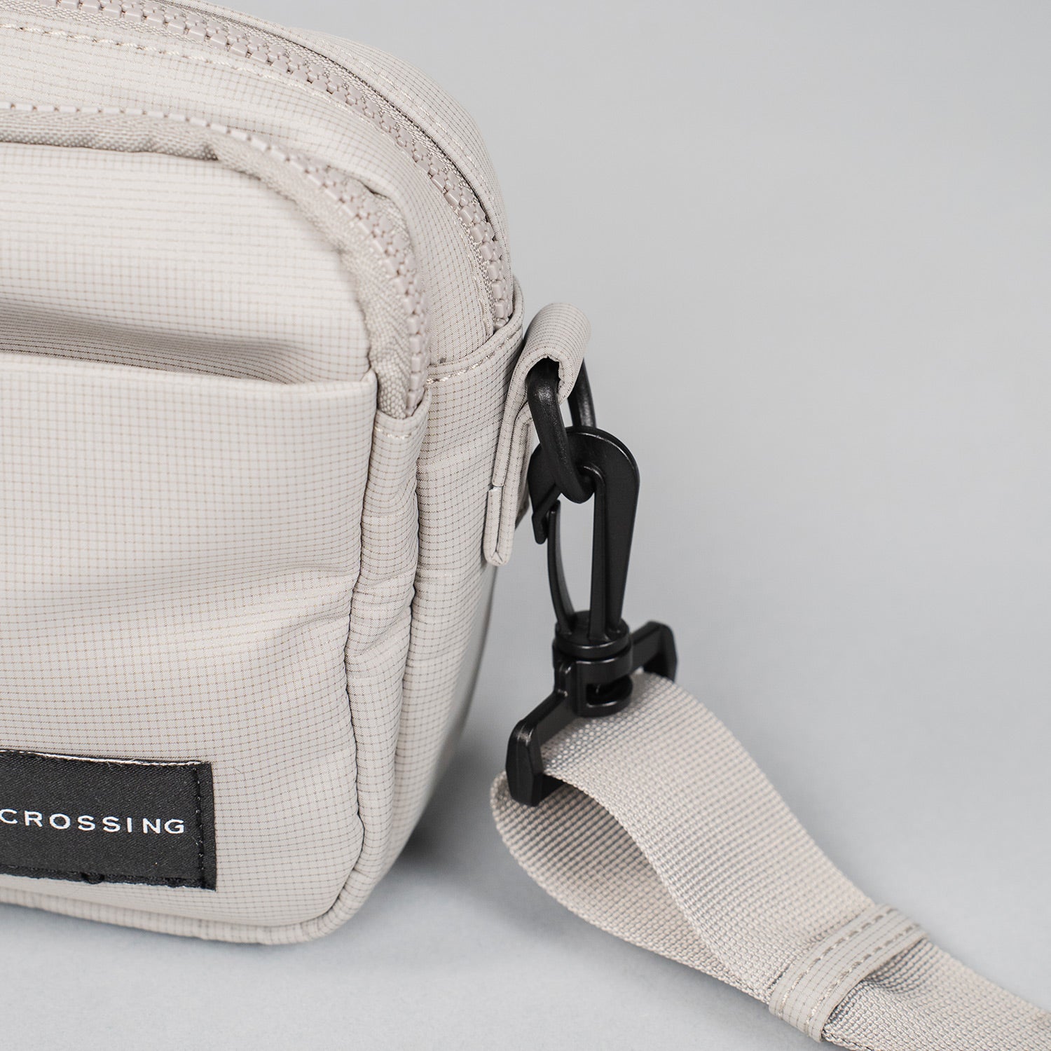Crossing Sam Anti-Theft RFID Crossbody Bag - Grey