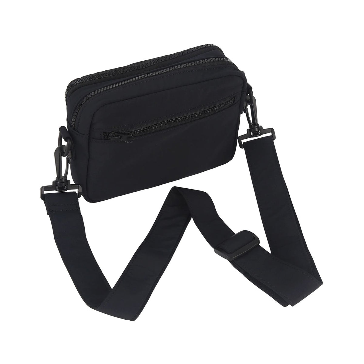 Crossing Sam Anti-Theft RFID Crossbody Bag V2 - Black