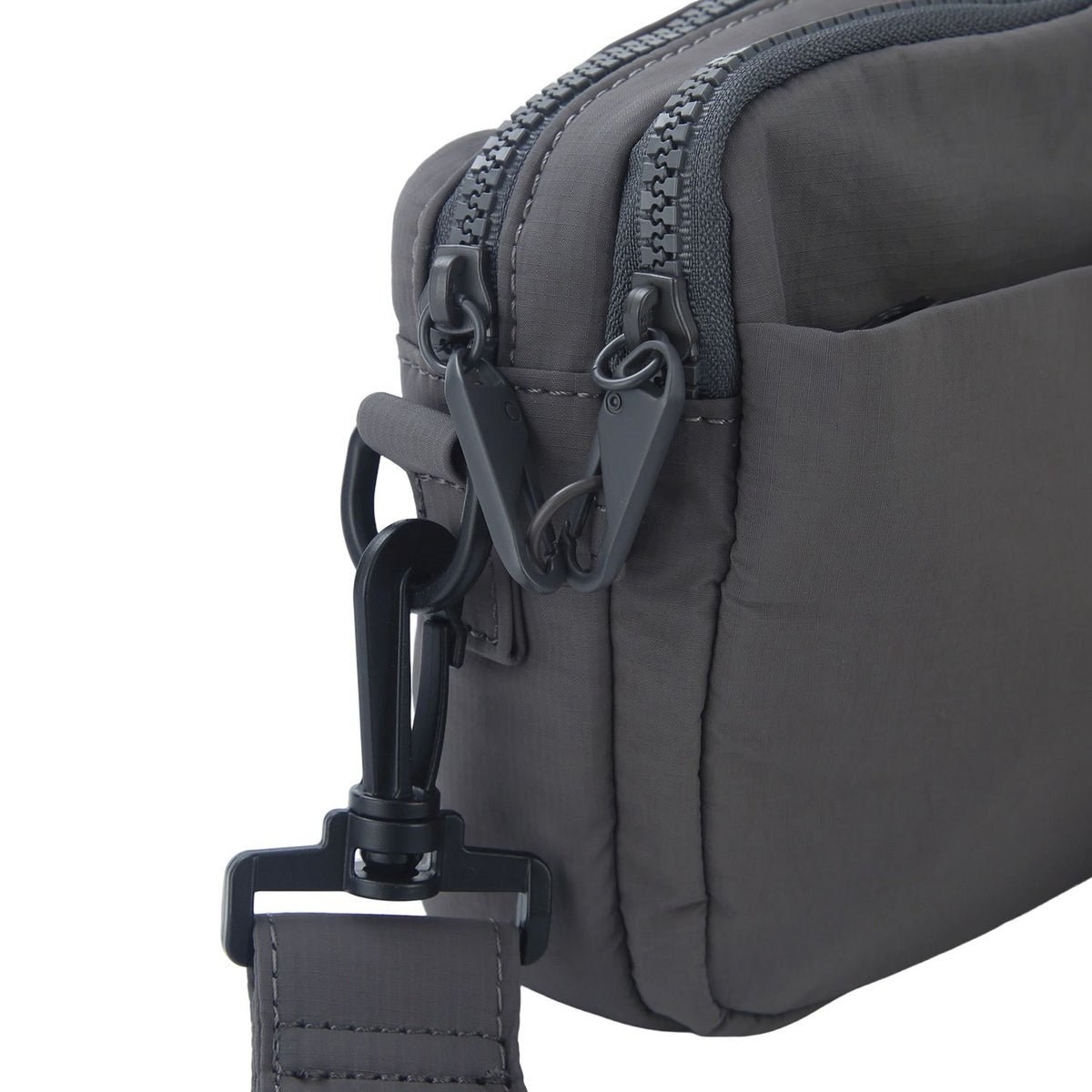 Crossing Sam Anti-Theft RFID Crossbody Bag V2 - Grey