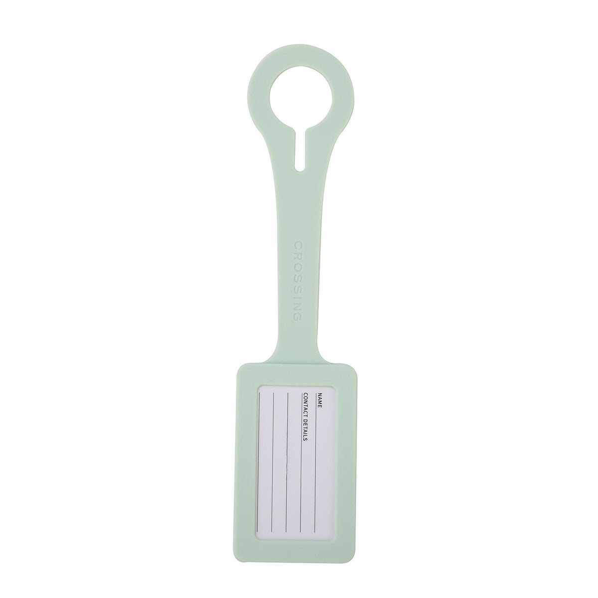 Crossing Silicone Luggage Tag - Apple Sorbet