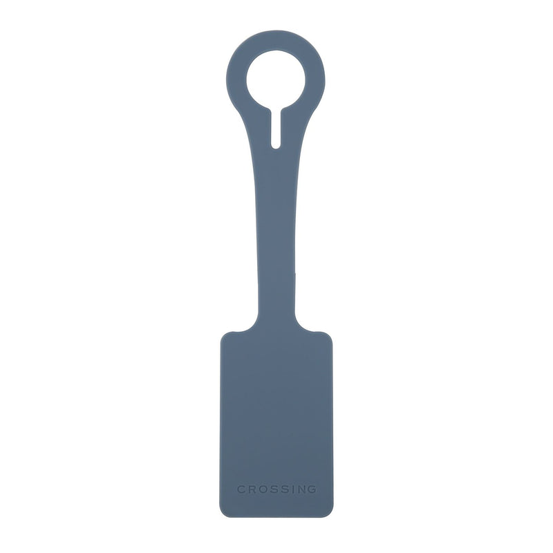 Crossing Silicone Luggage Tag - Ash Blue