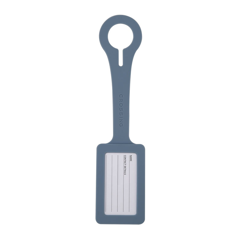 Crossing Silicone Luggage Tag - Ash Blue