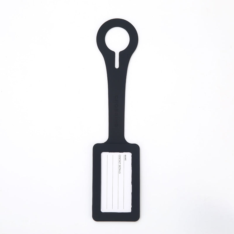 Crossing Silicone Luggage Tag - Black