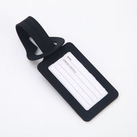 Crossing Silicone Luggage Tag - Black