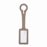 Crossing Silicone Luggage Tag - Cement Grey