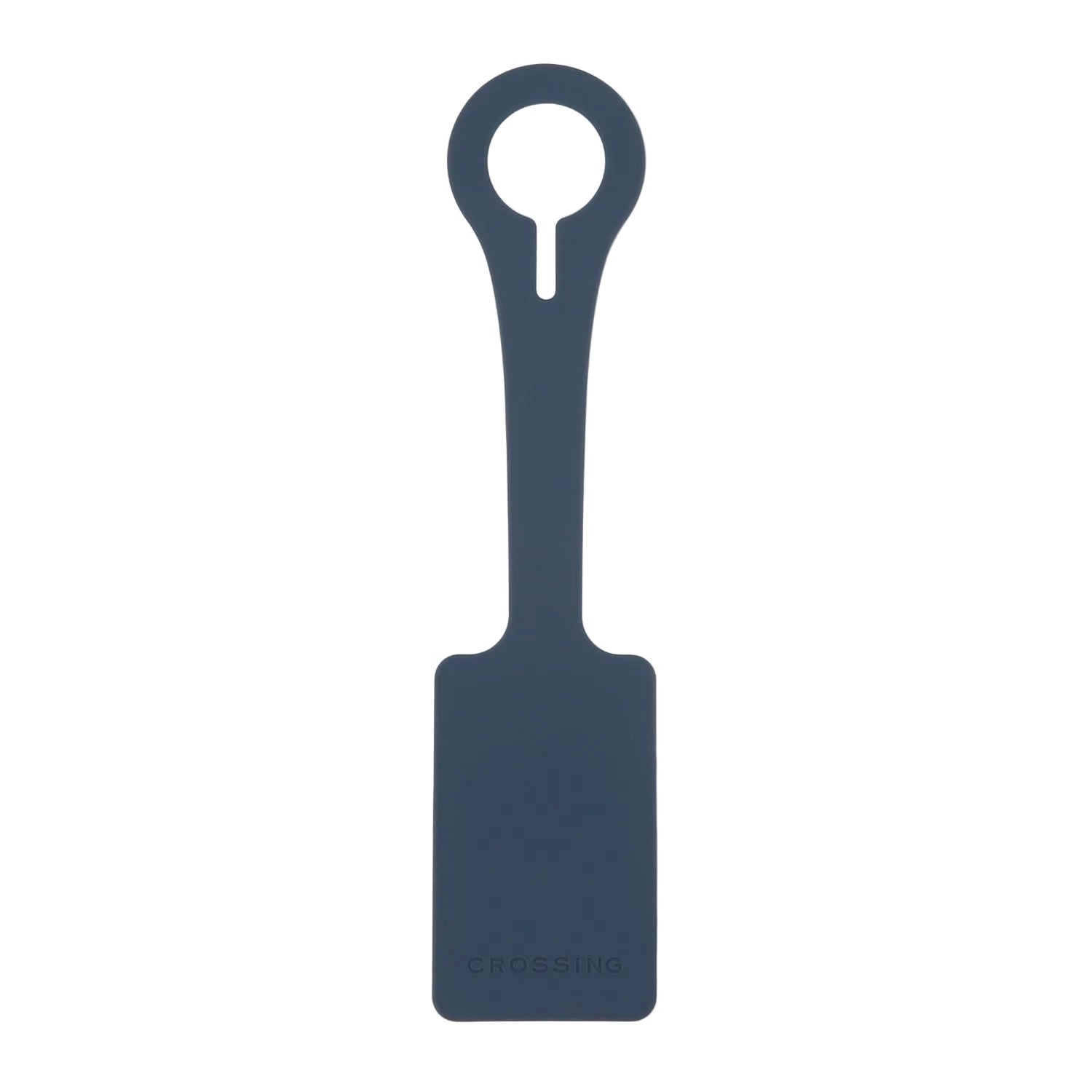 Crossing Silicone Luggage Tag - Charcoal Grey
