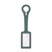 Crossing Silicone Luggage Tag - Forest Green