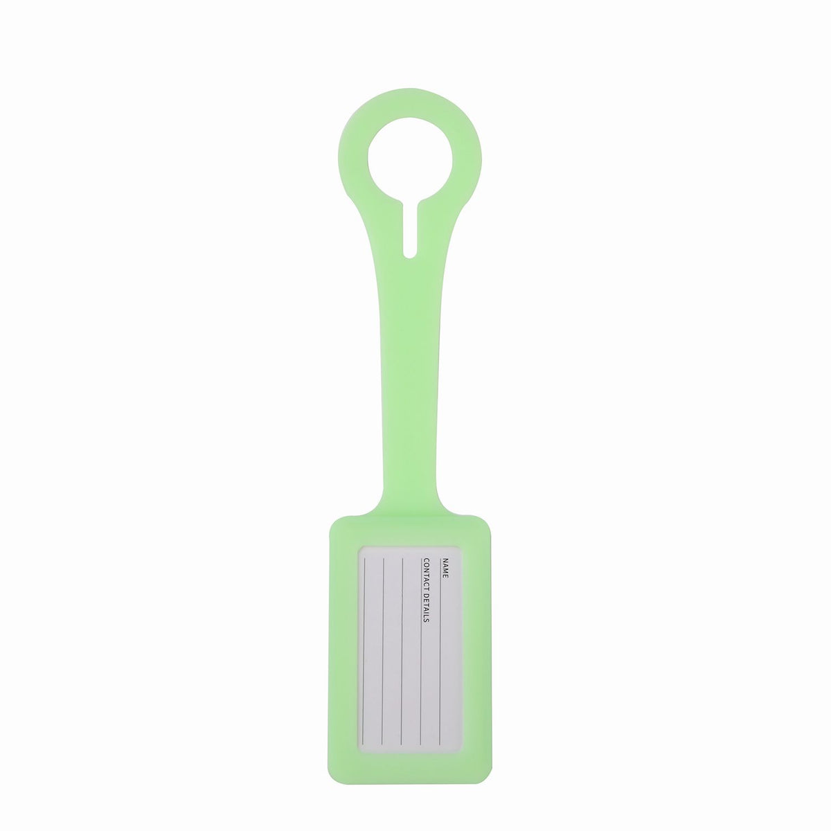 Crossing Silicone Luggage Tag - Glow In The Dark
