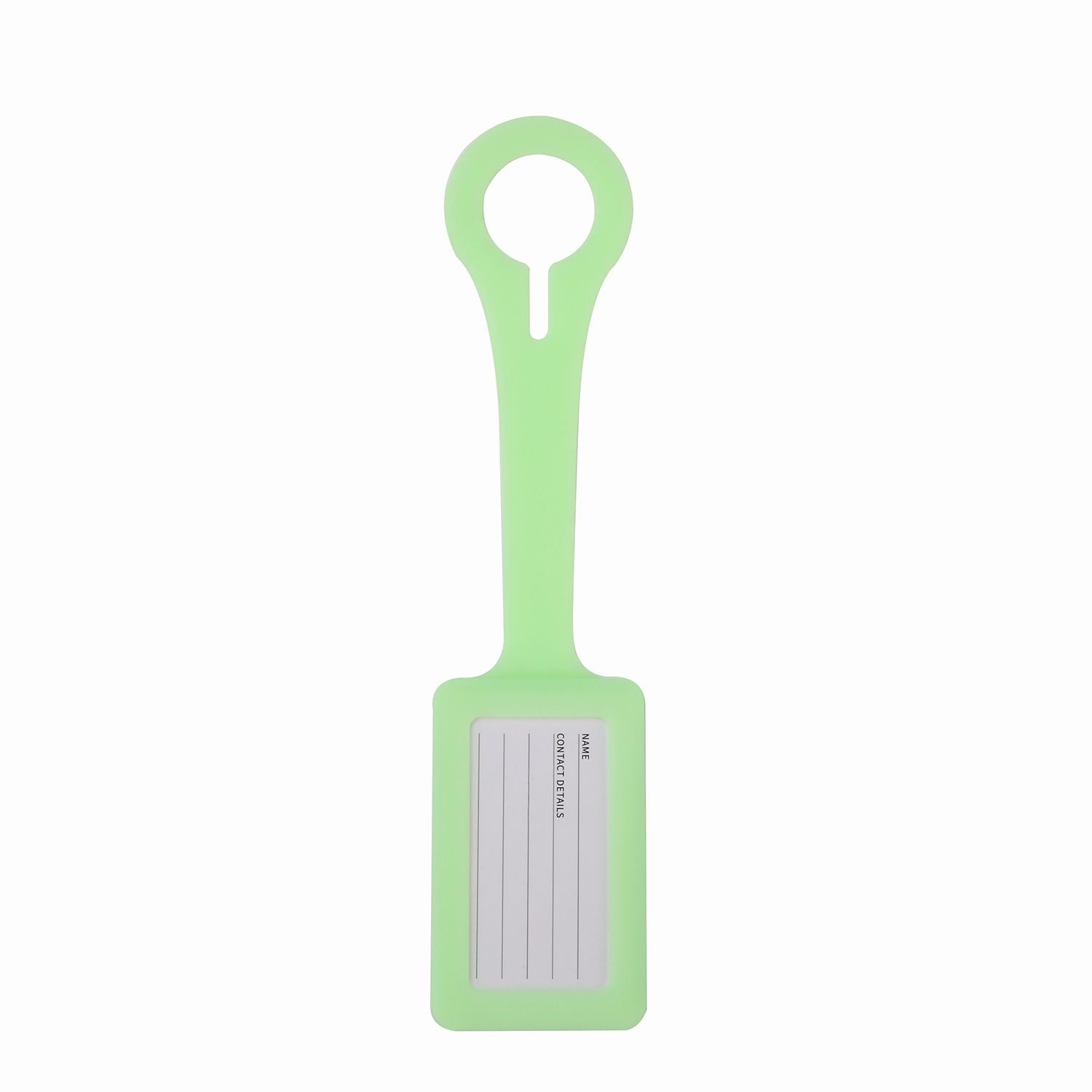 Crossing Silicone Luggage Tag - Glow In The Dark