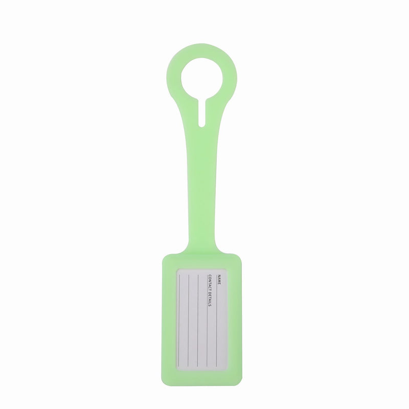 Crossing Silicone Luggage Tag - Glow In The Dark