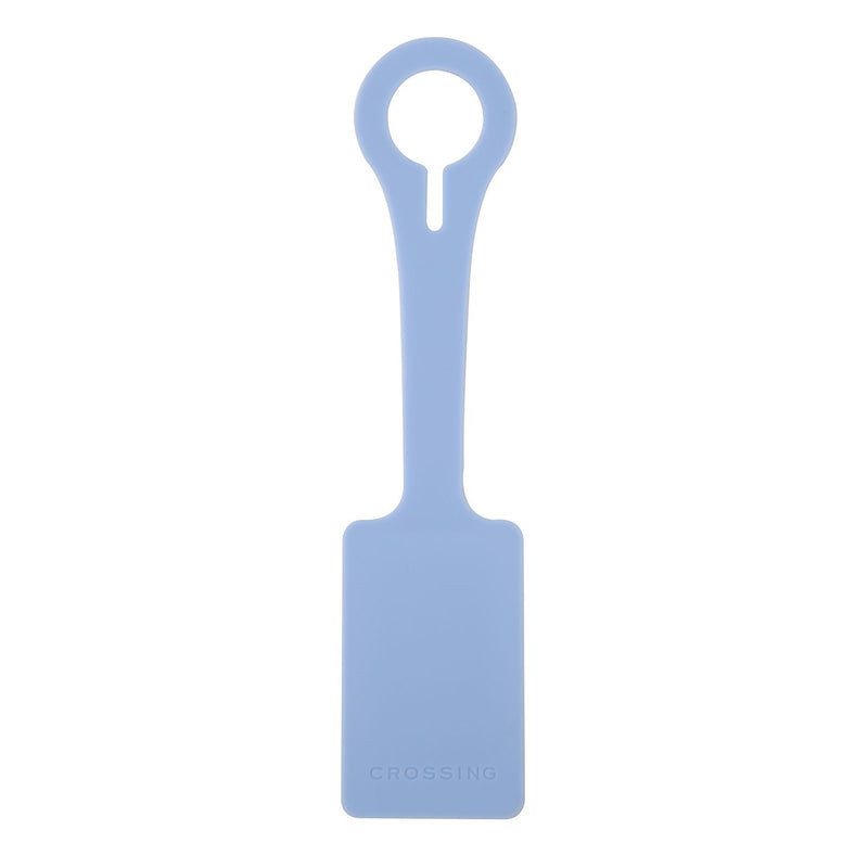 Crossing Silicone Luggage Tag - Ice Blue
