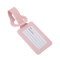 Crossing Silicone Luggage Tag - Lychee Blush