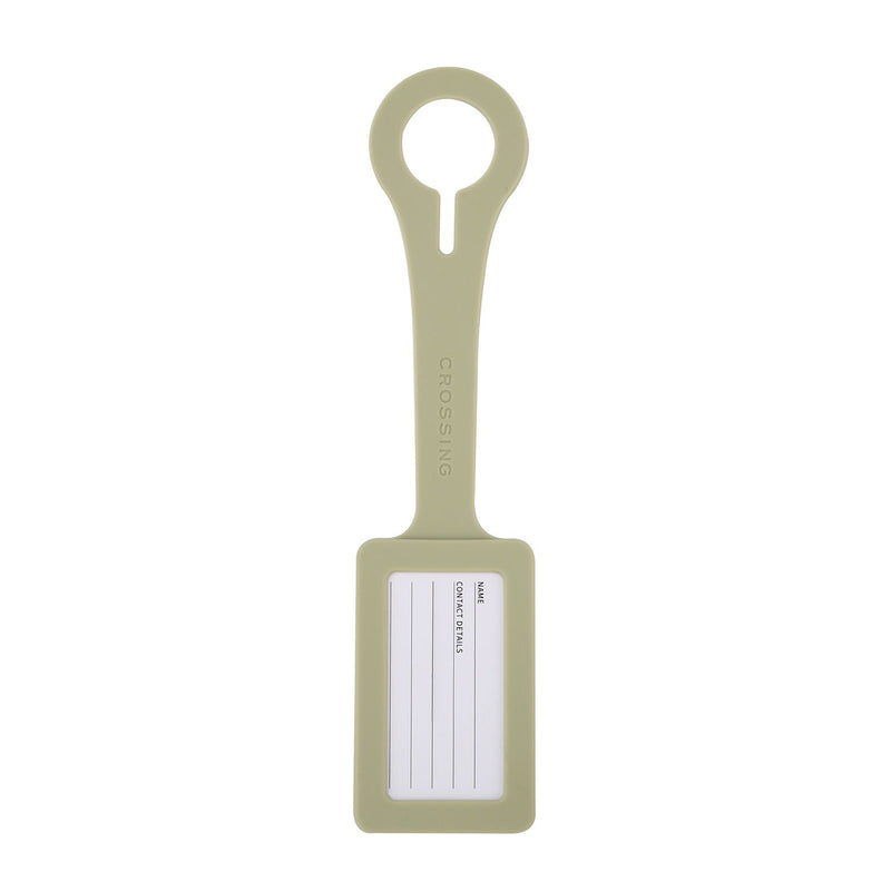 Crossing Silicone Luggage Tag - Matcha Latte