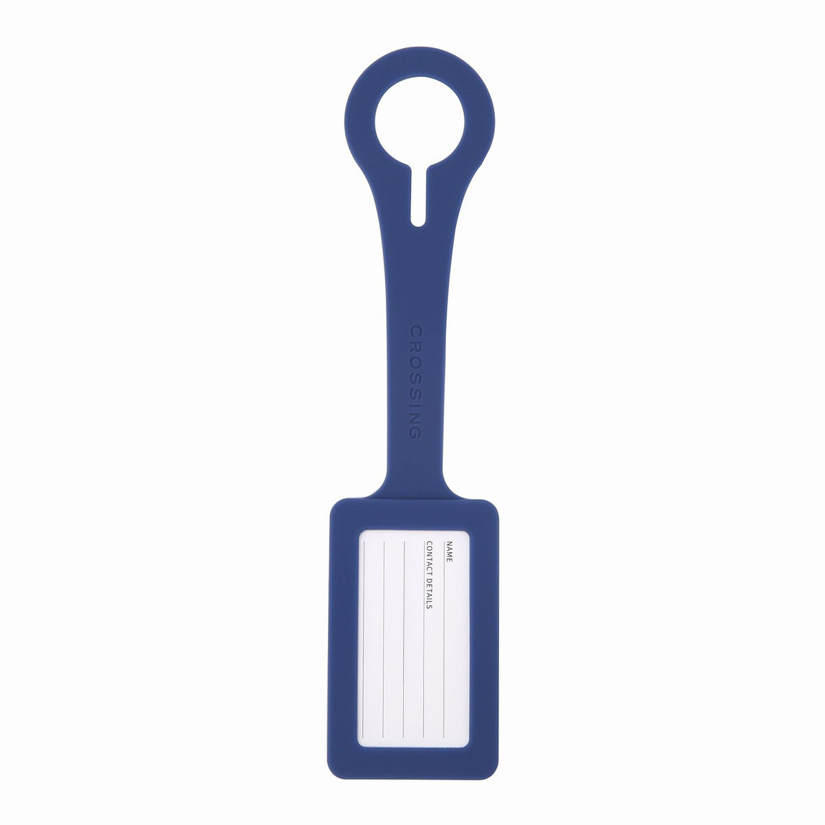Crossing Silicone Luggage Tag - Navy