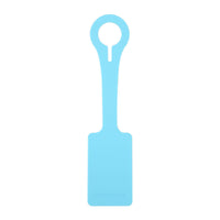 Crossing Silicone Luggage Tag - Neon Aqua Blue