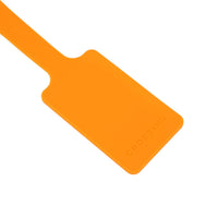 Crossing Silicone Luggage Tag - Neon Orange