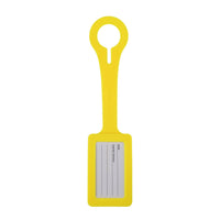Crossing Silicone Luggage Tag - Neon Yellow