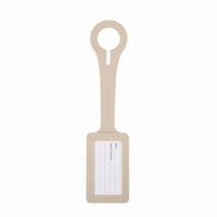 Crossing Silicone Luggage Tag - Oat Milk