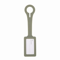 Crossing Silicone Luggage Tag - Olive Sage
