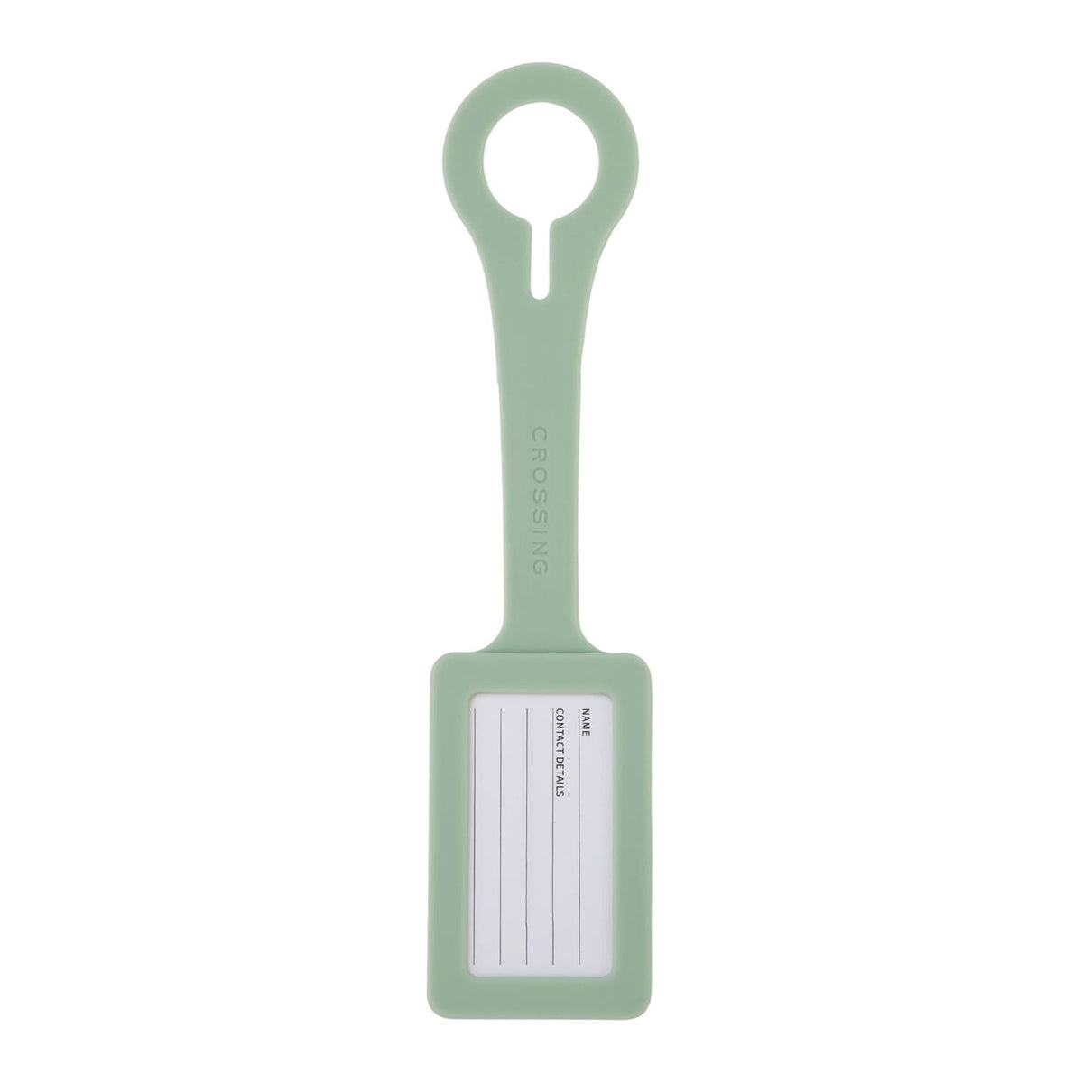Crossing Silicone Luggage Tag - Pistachio