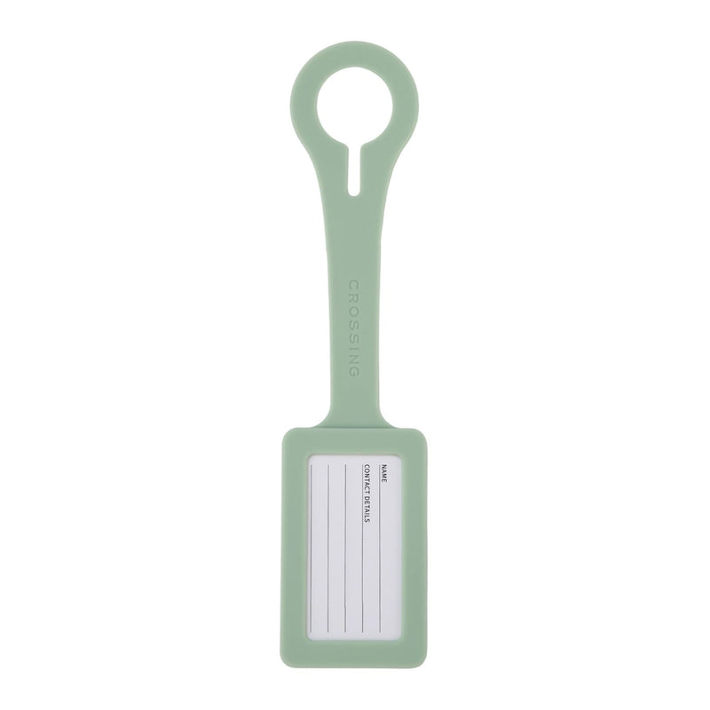 Crossing Silicone Luggage Tag - Pistachio