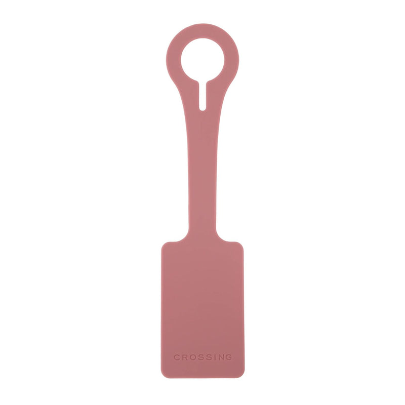 Crossing Silicone Luggage Tag - Rosy Blush