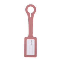 Crossing Silicone Luggage Tag - Rosy Blush