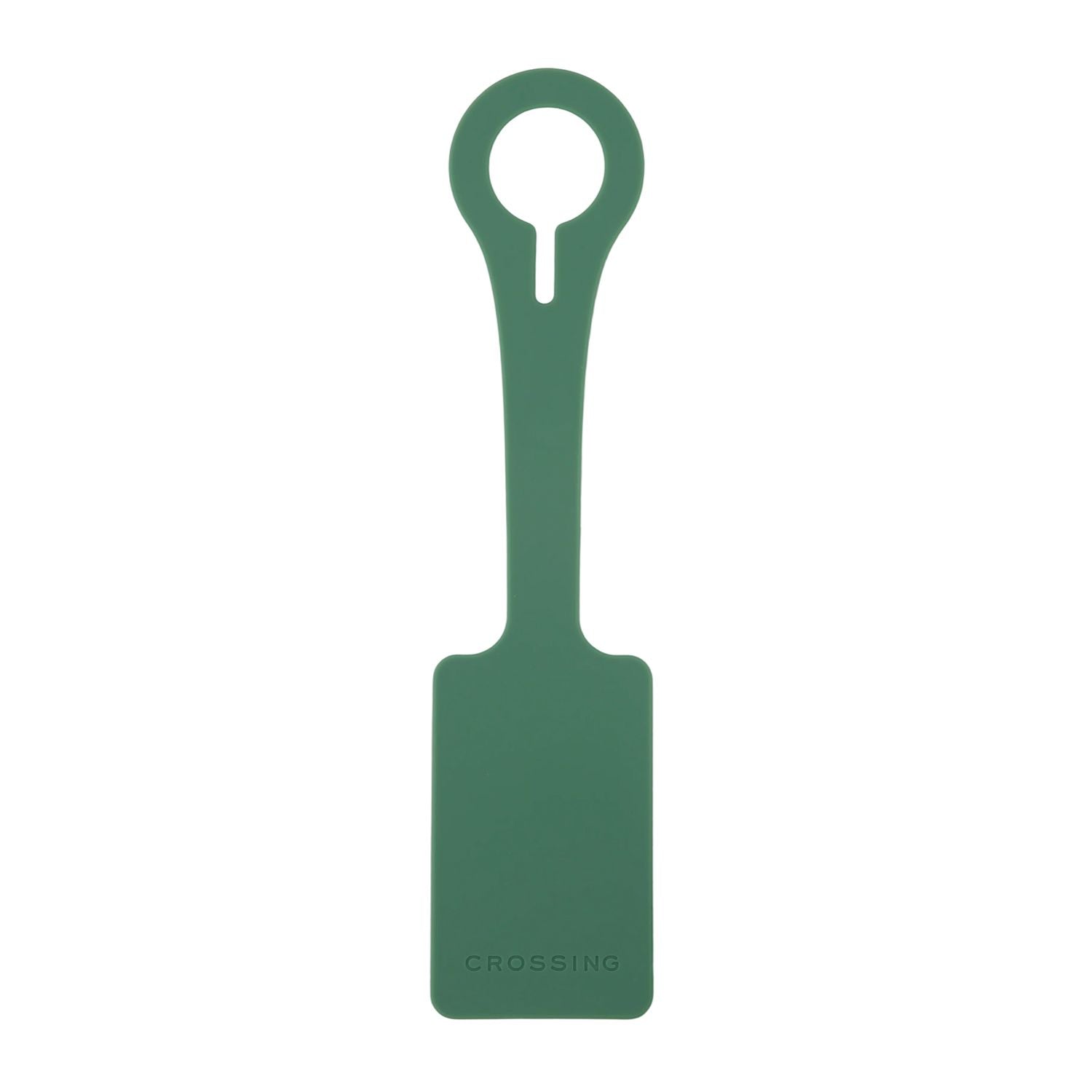 Crossing Silicone Luggage Tag - Sage Green