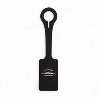 Crossing Silicone Luggage Tag - Singapore (Black)