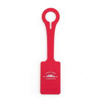 Crossing Silicone Luggage Tag - Singapore (Red)