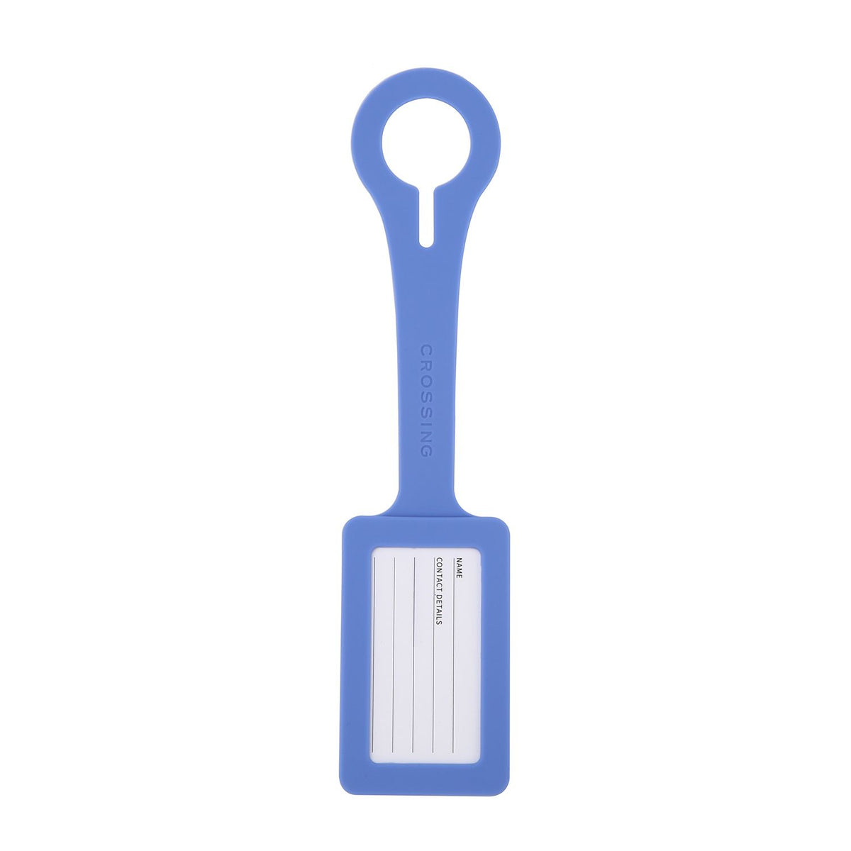Crossing Silicone Luggage Tag - Sky Blue