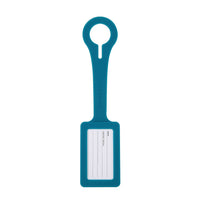 Crossing Silicone Luggage Tag - Teal Green