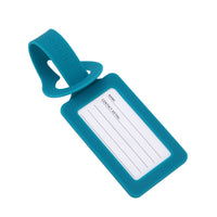 Crossing Silicone Luggage Tag - Teal Green