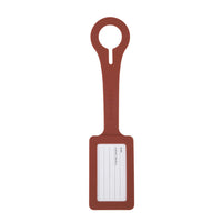 Crossing Silicone Luggage Tag - Terracotta