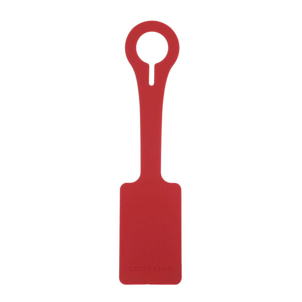 Crossing Silicone Luggage Tag - Watermelon Red