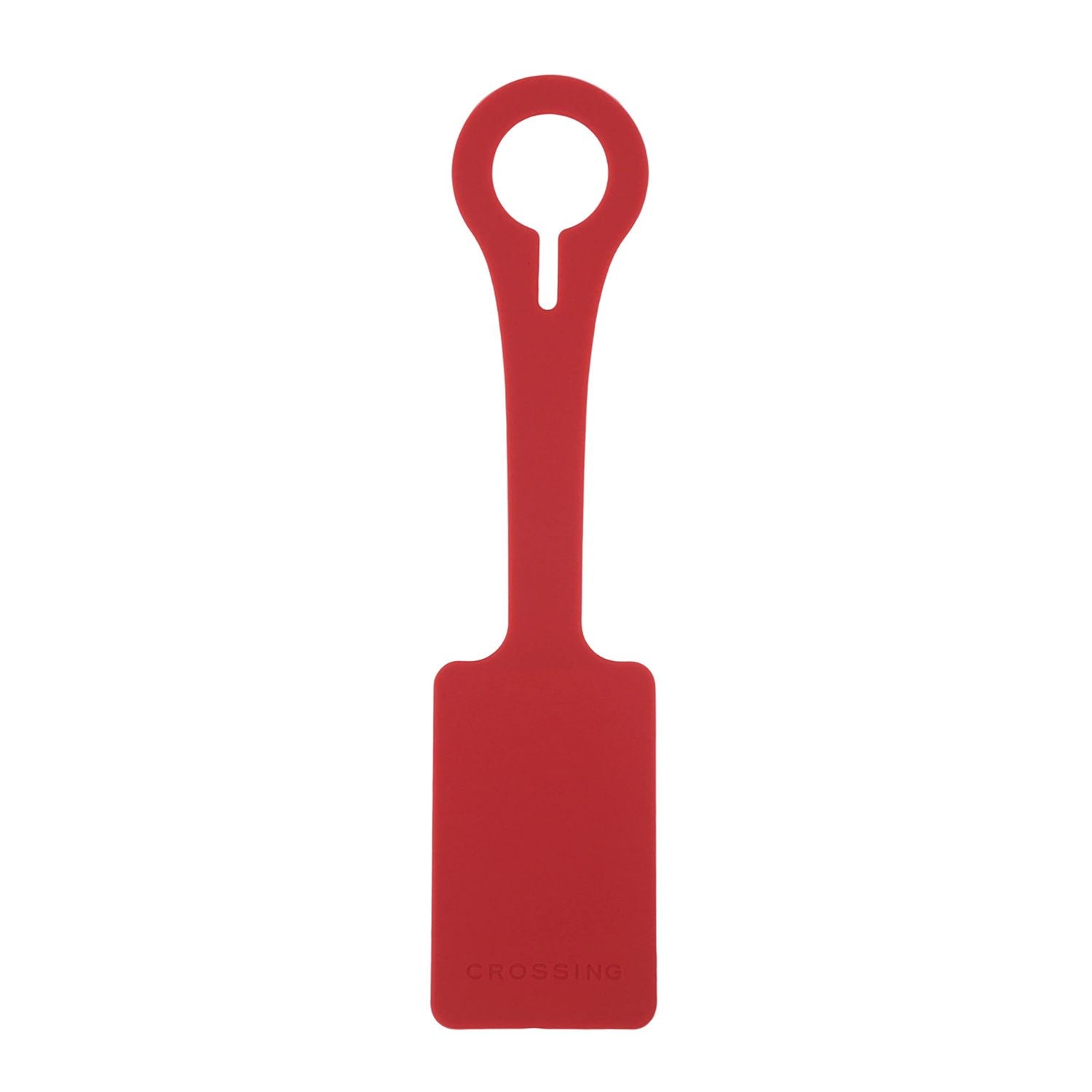 Crossing Silicone Luggage Tag - Watermelon Red
