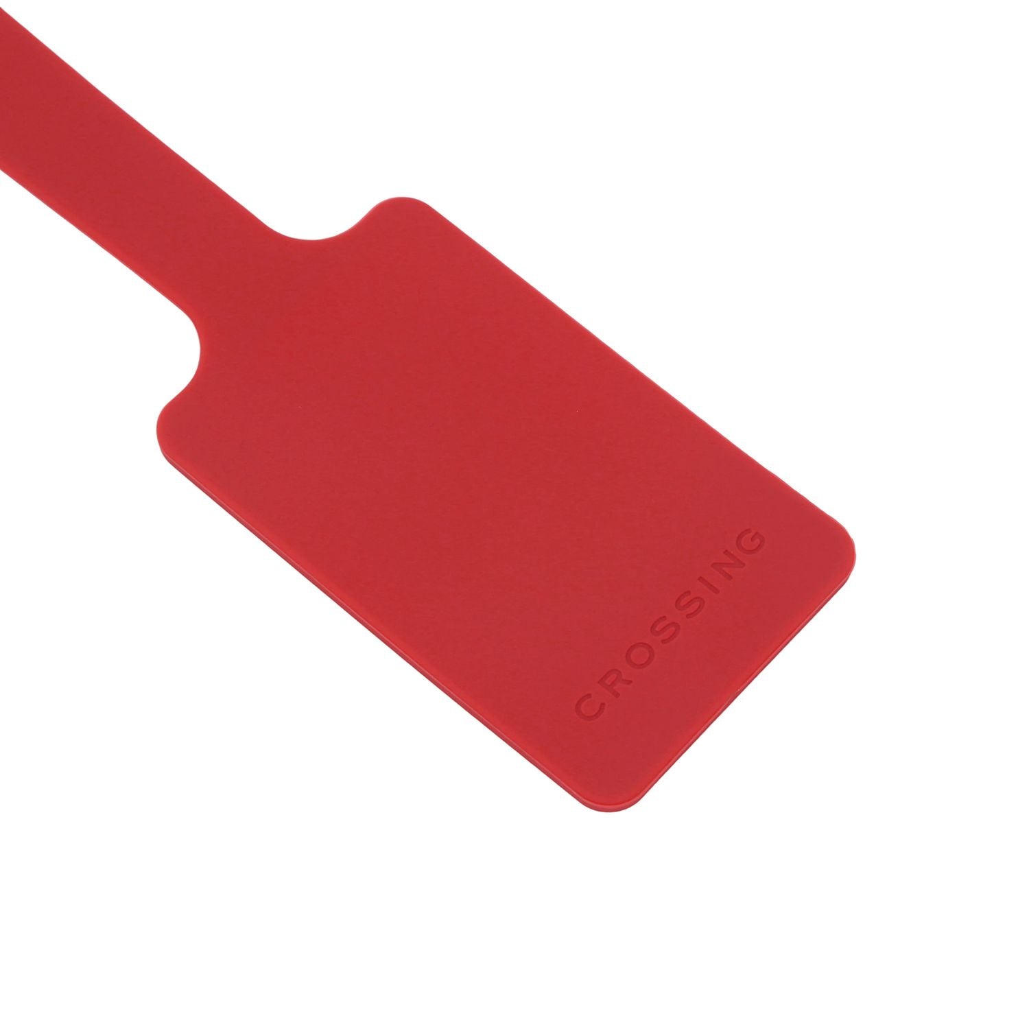 Crossing Silicone Luggage Tag - Watermelon Red
