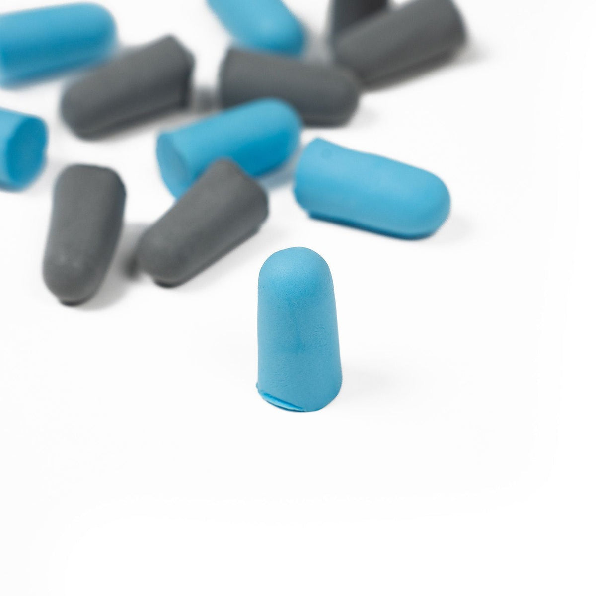 Crossing Soft Foam Earplugs 6 Pairs - Blue/Grey