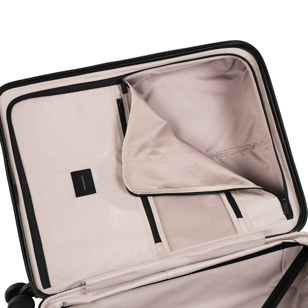 Crossing STEL Polycarbonate Medium 25" Luggage - Black