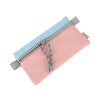Crossing Tessa Colour Block Pouch Small - Powder Pink/Light Blue