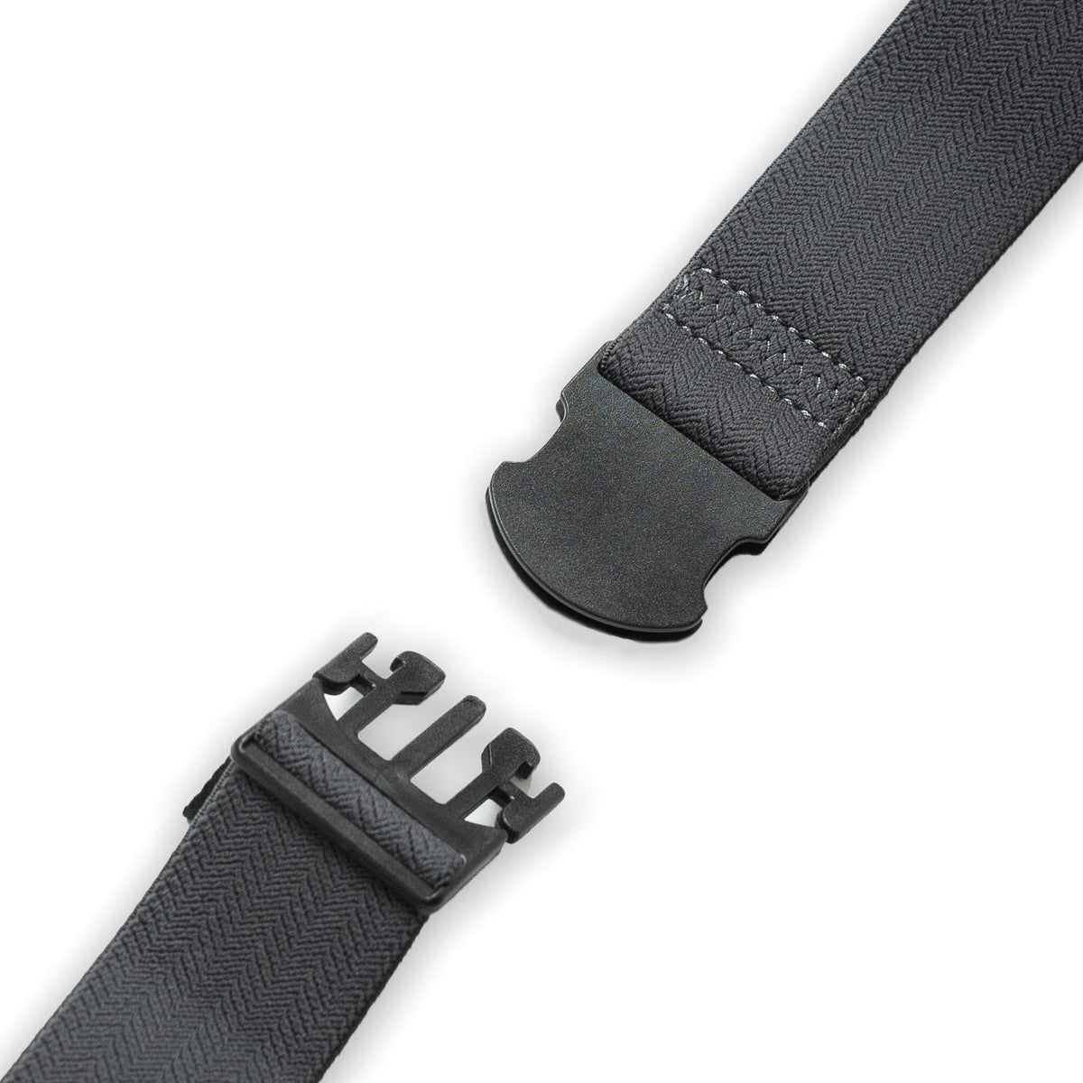 Crossing Travel Belt With Loop Buckle (Large) - Grey