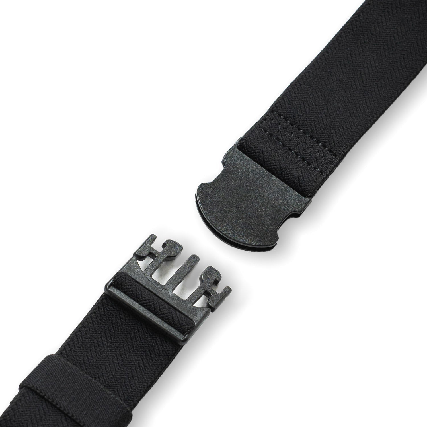 Crossing Travel Belt With Loop Buckle (Medium) - Black