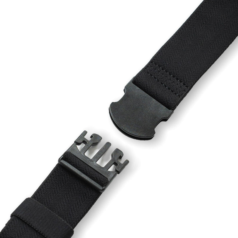 Crossing Travel Belt With Loop Buckle (Medium) - Black