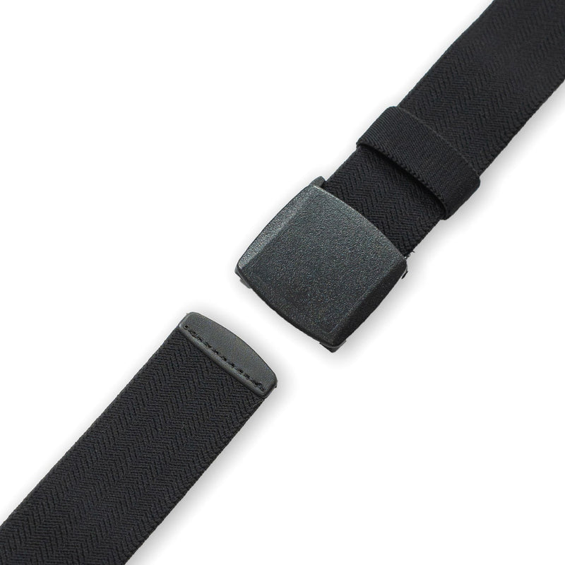Crossing Travel Belt With Clip Buckle (One Size) - Black