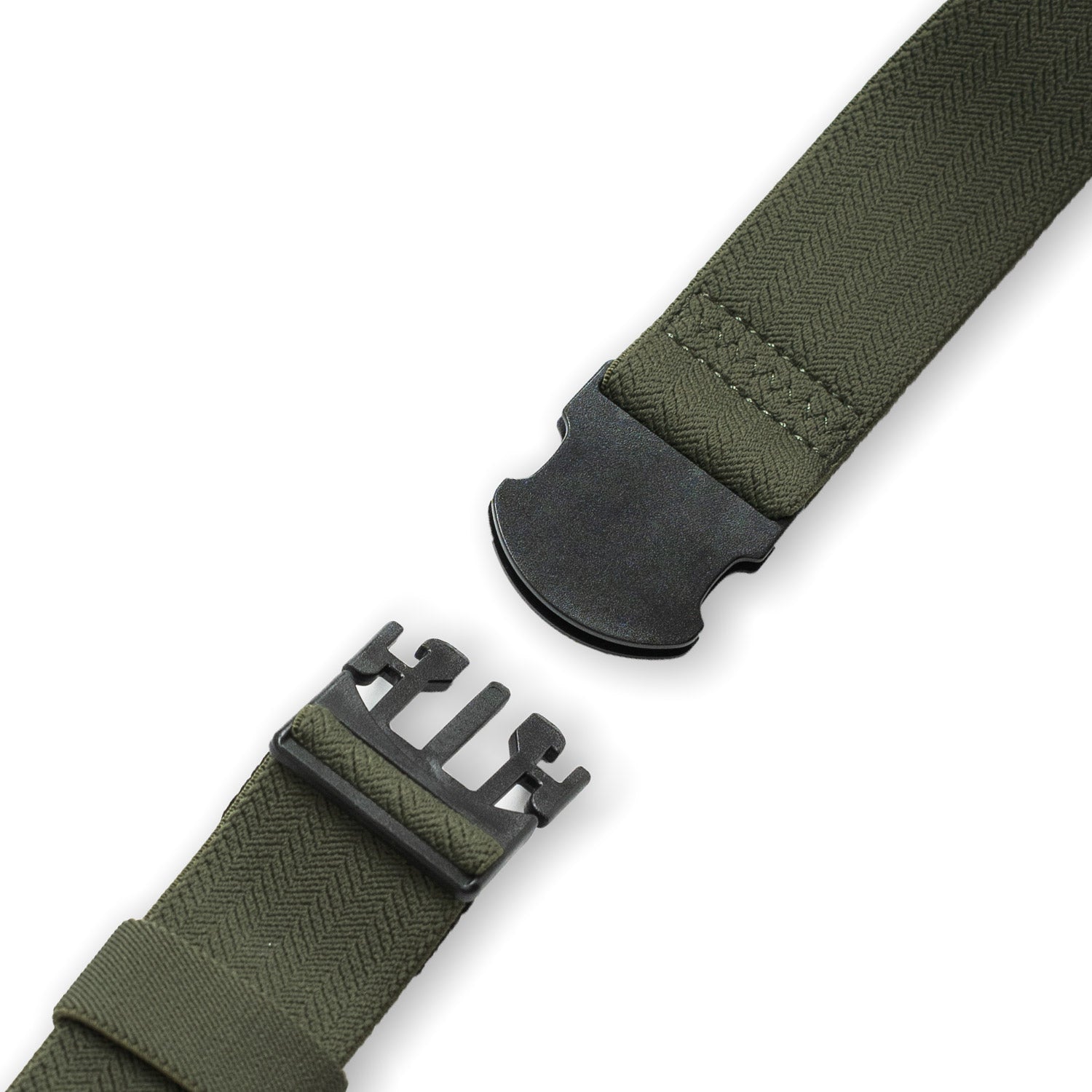 Crossing Travel Belt With Loop Buckle (Small) - Green
