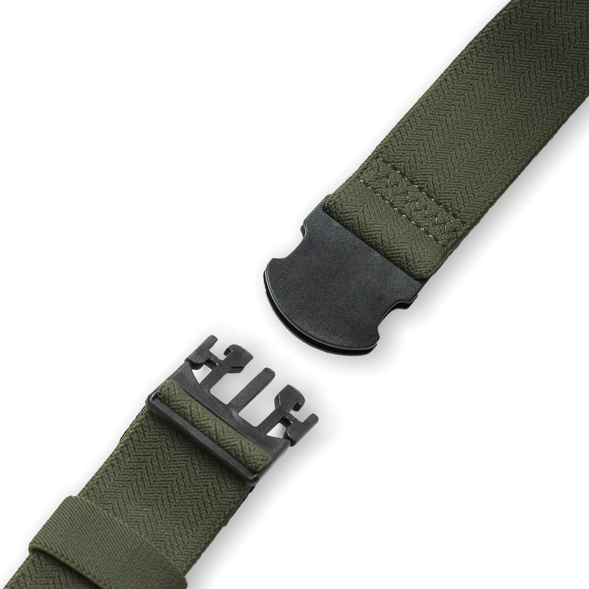 Crossing Travel Belt With Loop Buckle (Small) - Green