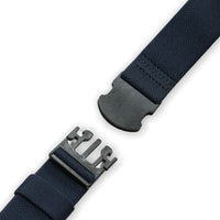 Crossing Travel Belt With Loop Buckle (Small) - Navy